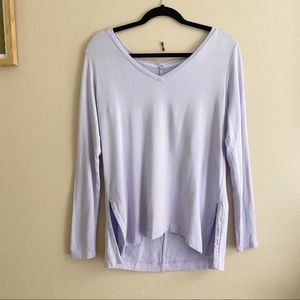 Lou & grey• lavender pastel purple long sleeve soft top
